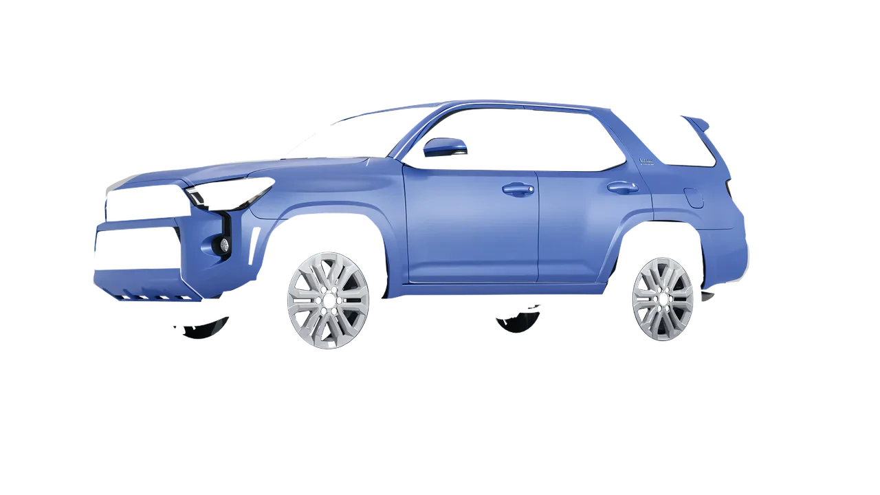 Toyota 4Runner 2025 wrapped in Dreamline Blue (Avery Dennison SW900-616-O), front three-quarter view