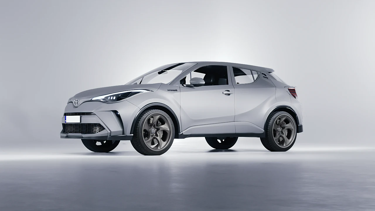 Toyota C-HR 2021 on HRE Performance Wheels 522 forged wheels, front three-quarter view