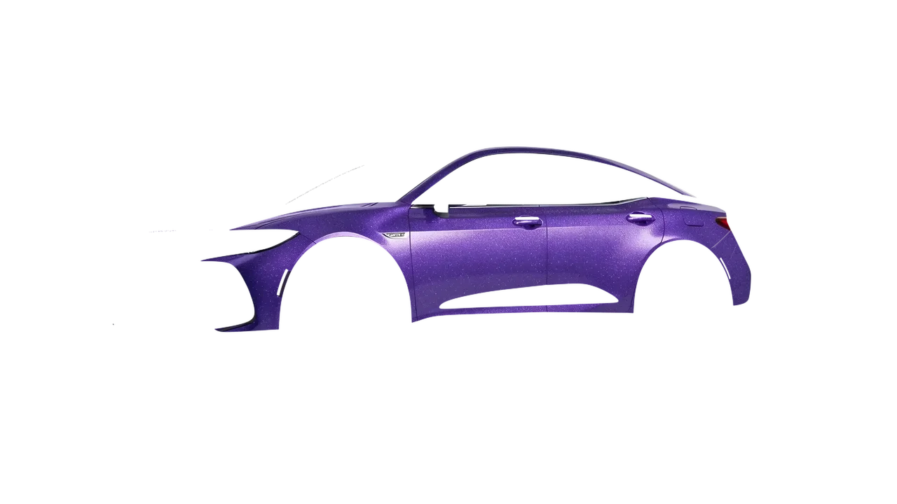 Toyota Crown 2023 wrapped in Purple (Avery Dennison SW900-587-D), front three-quarter view