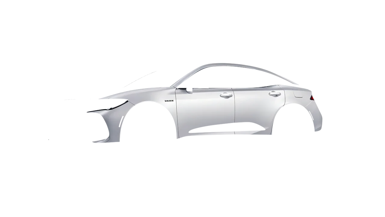 Toyota Crown 2023 wrapped in Matte Silver (3M M21), front three-quarter view