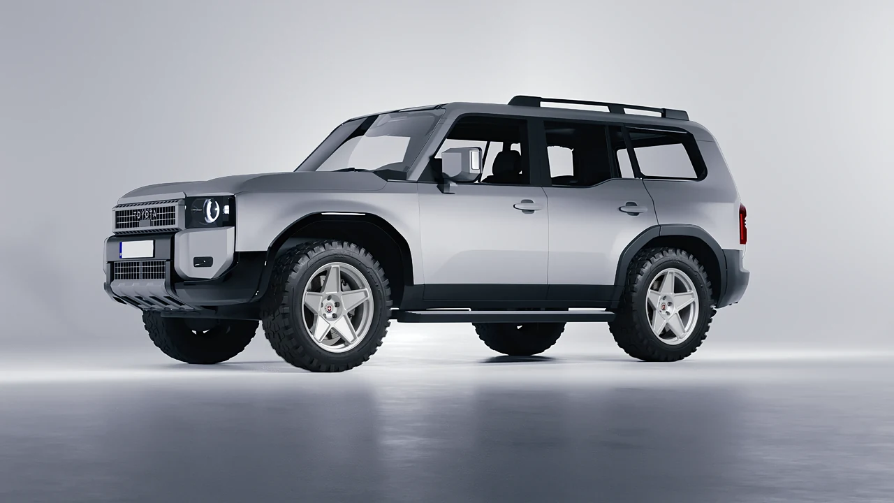 Toyota Land Cruiser 250 First Edition 2024 on HRE Performance Wheels 505M forged wheels, front three-quarter view