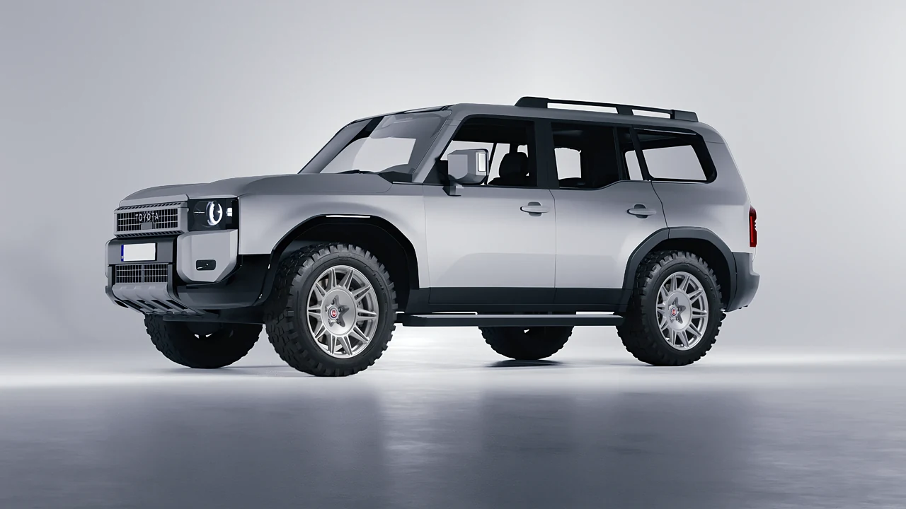 Toyota Land Cruiser 250 First Edition 2024 on HRE Performance Wheels 528M forged wheels, front three-quarter view