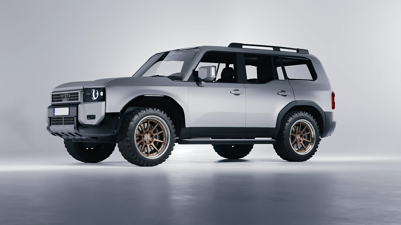Toyota Land Cruiser 250 First Edition 2024 on HRE Performance Wheels C103 forged wheels, front three-quarter view