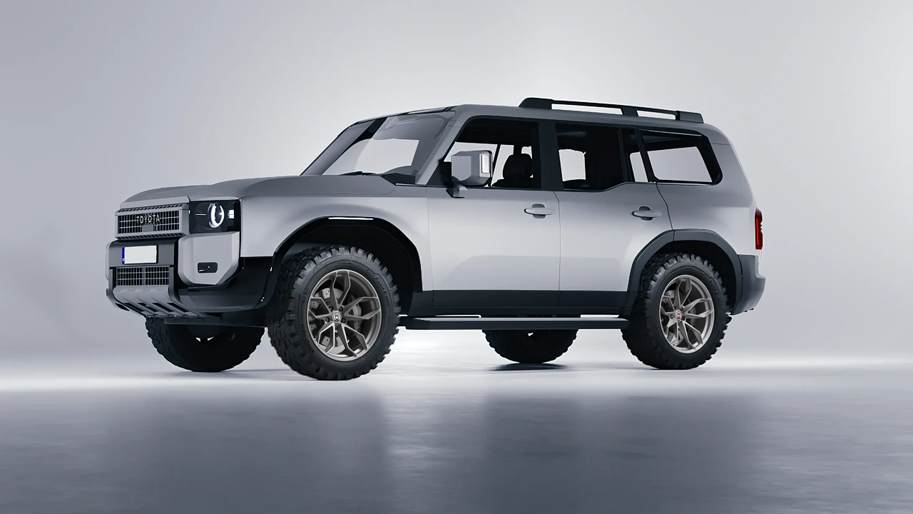 Toyota Land Cruiser 250 First Edition 2024 on HRE Performance Wheels P201 forged wheels, front three-quarter view