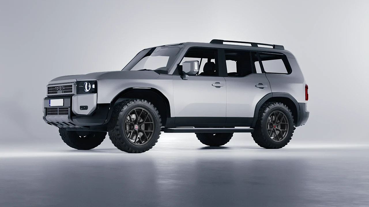 Toyota Land Cruiser 250 First Edition 2024 on HRE Performance Wheels R161-Lightweight forged wheels, front three-quarter view