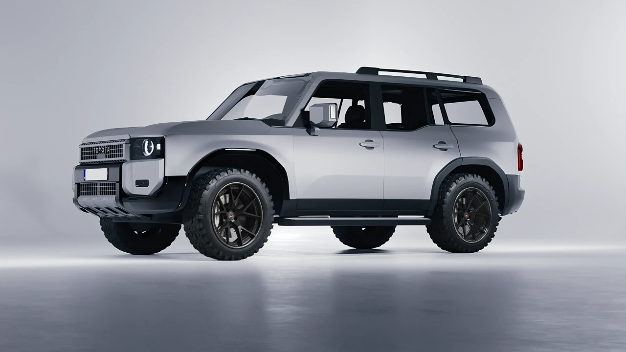 Toyota Land Cruiser 250 First Edition 2024 on HRE Performance Wheels S101 forged wheels, front three-quarter view