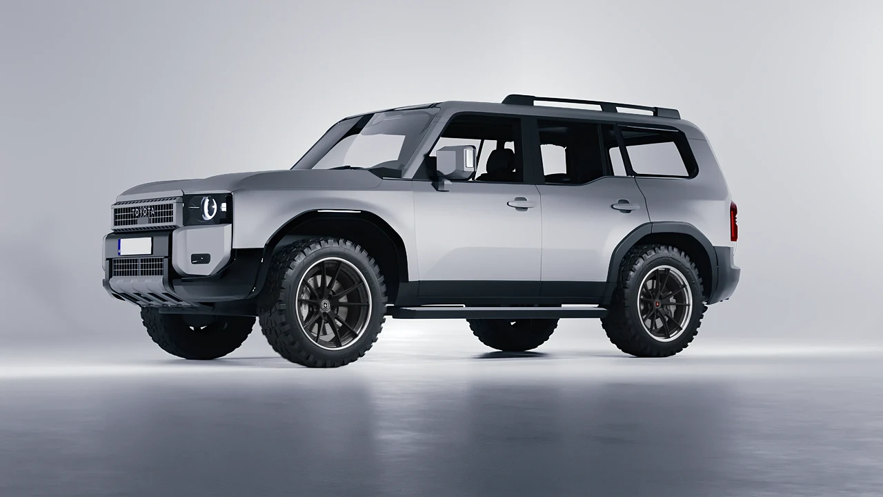 Toyota Land Cruiser 250 First Edition 2024 on HRE Performance Wheels S104 forged wheels, front three-quarter view