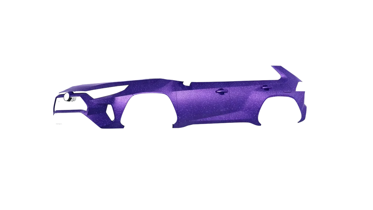 Toyota Rav4 Prime 2021 wrapped in Purple (Avery Dennison SW900-587-D), front three-quarter view
