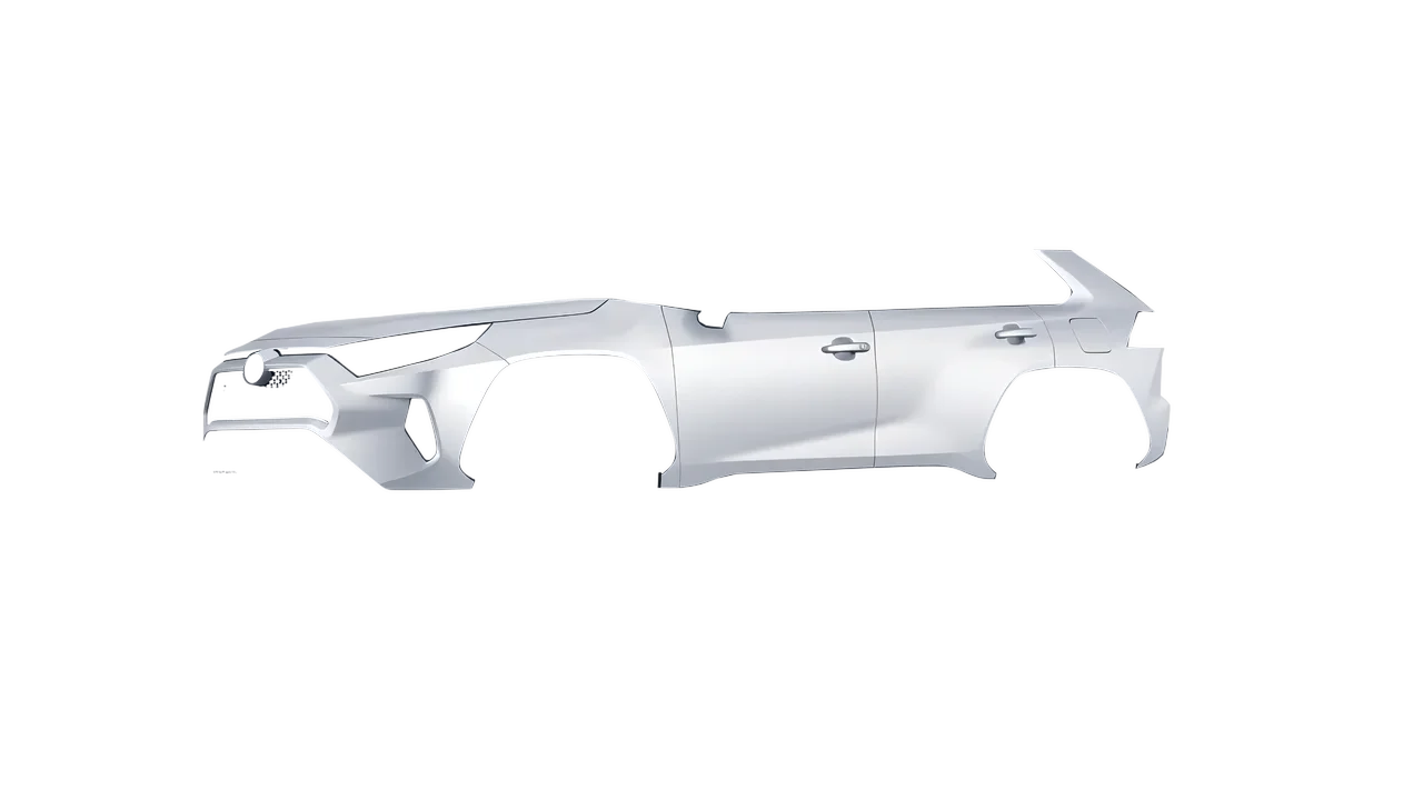 Toyota Rav4 Prime 2021 wrapped in Matte Silver (3M M21), front three-quarter view