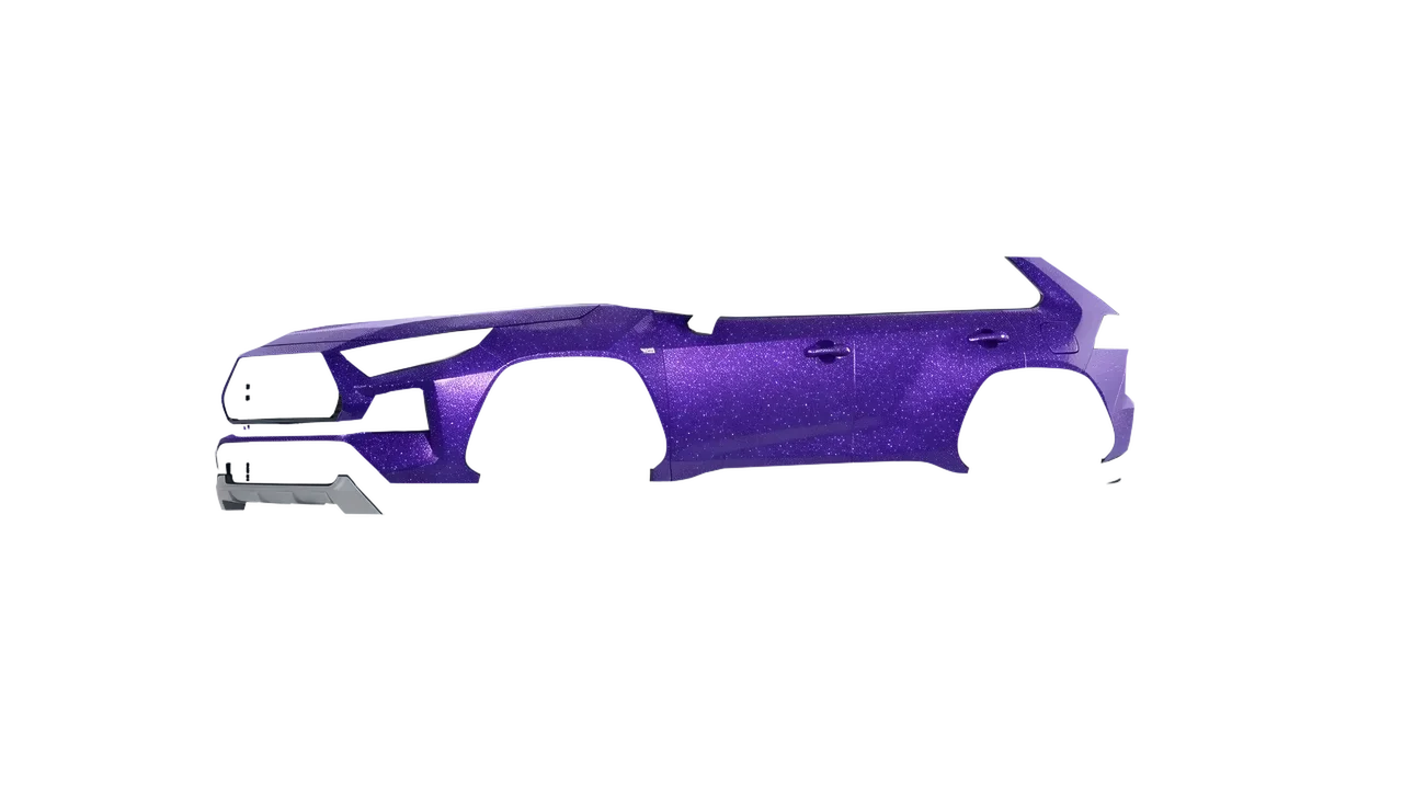 Toyota Rav4 TRD Off Road 2020 wrapped in Purple (Avery Dennison SW900-587-D), front three-quarter view