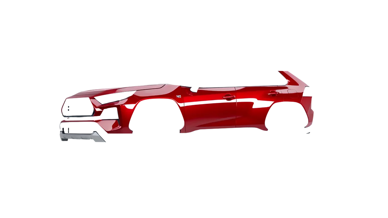 Toyota Rav4 TRD Off Road 2020 wrapped in Hot Rod Red (3M G13), front three-quarter view