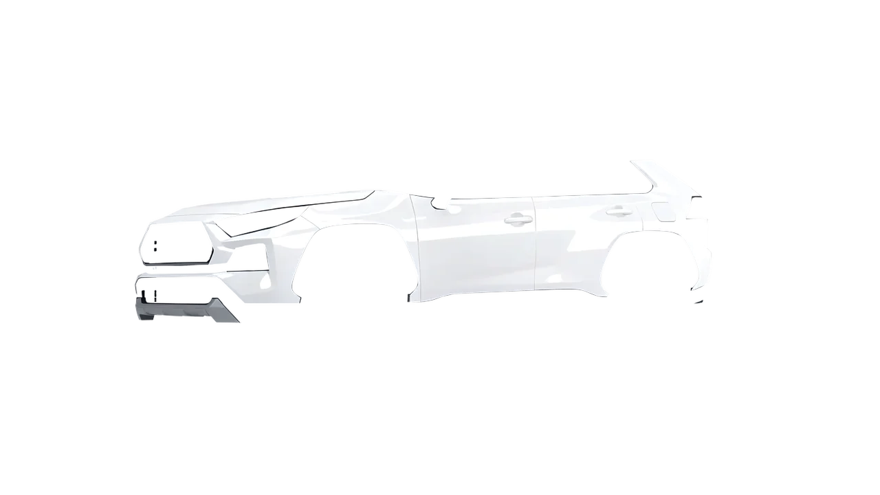 Toyota Rav4 TRD Off Road 2020 wrapped in Gloss White (3M G10), front three-quarter view