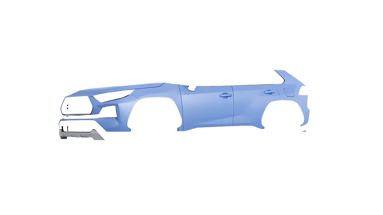Toyota Rav4 TRD Off Road 2020 wrapped in Dreamline Blue (Avery Dennison SW900-616-O), front three-quarter view