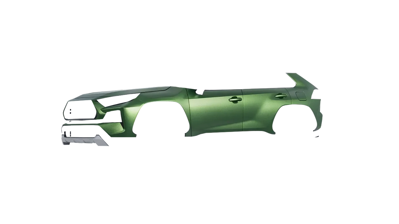 Toyota Rav4 TRD Off Road 2020 wrapped in Apple Green (Avery Dennison SW900-745-M), front three-quarter view