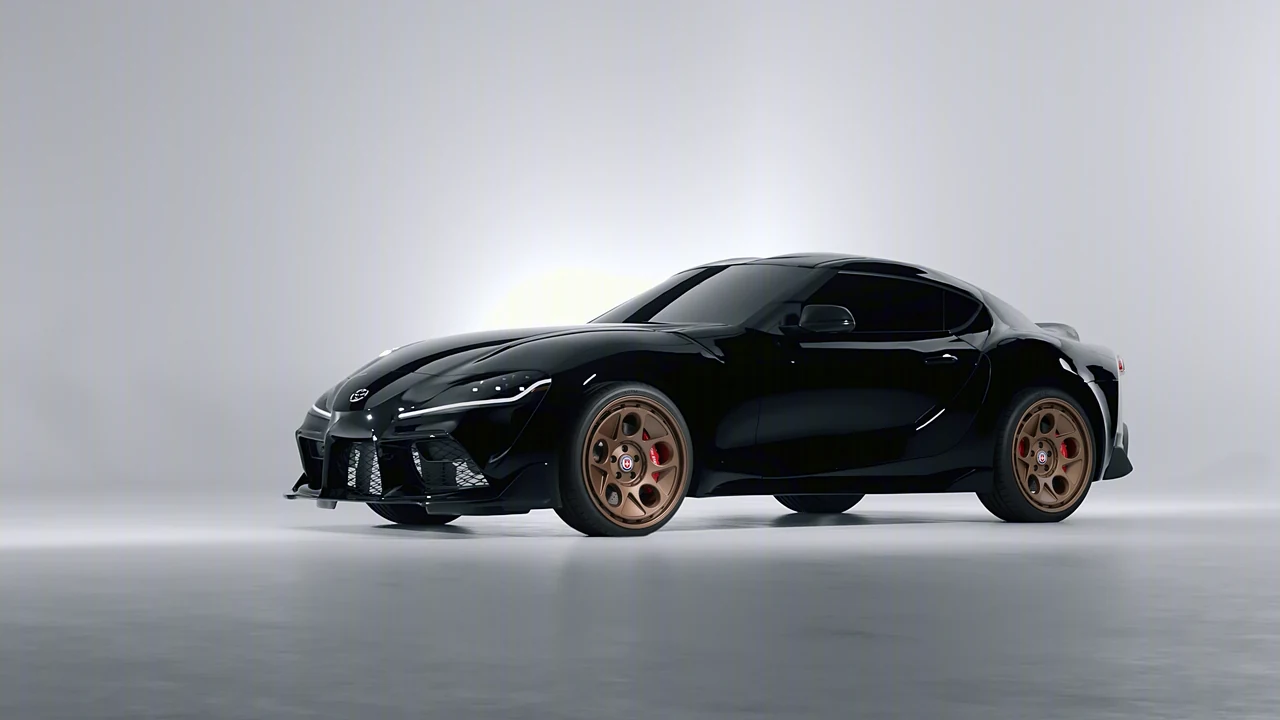 Toyota Supra GR 2020 on HRE Performance Wheels 454-GTM forged wheels, front three-quarter view