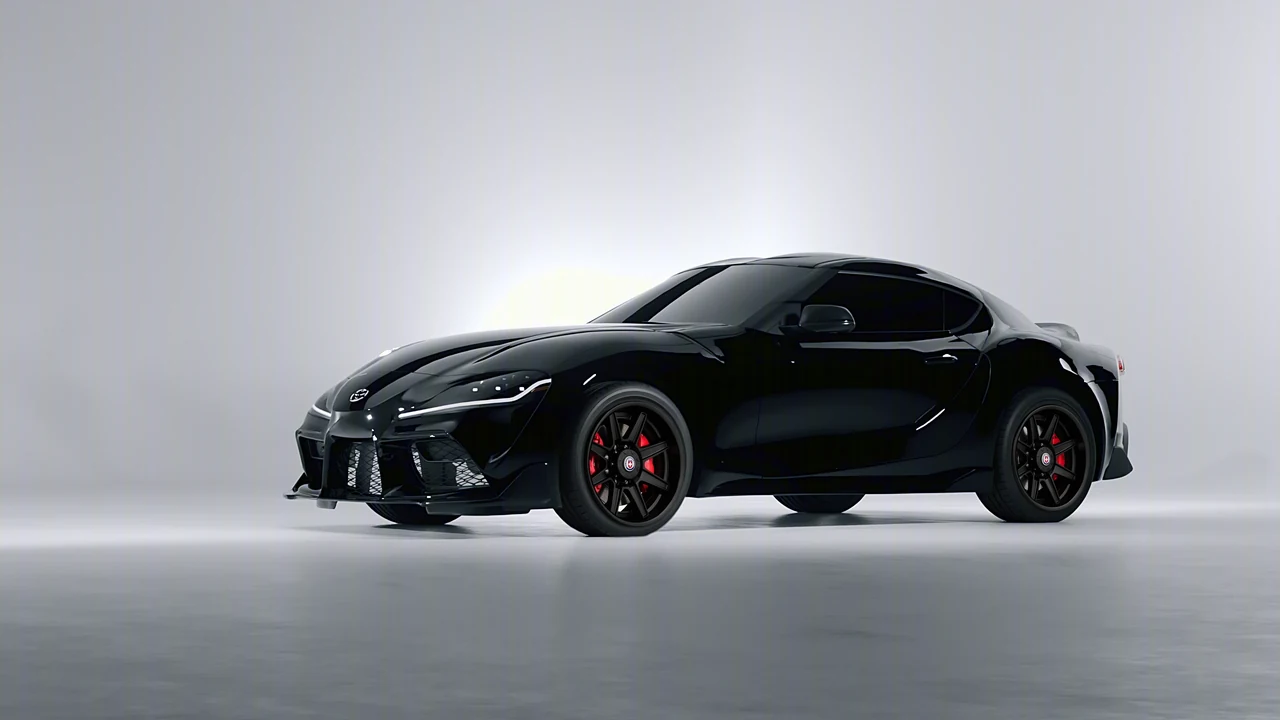 Toyota Supra GR 2020 on HRE Performance Wheels HD188H forged wheels, front three-quarter view