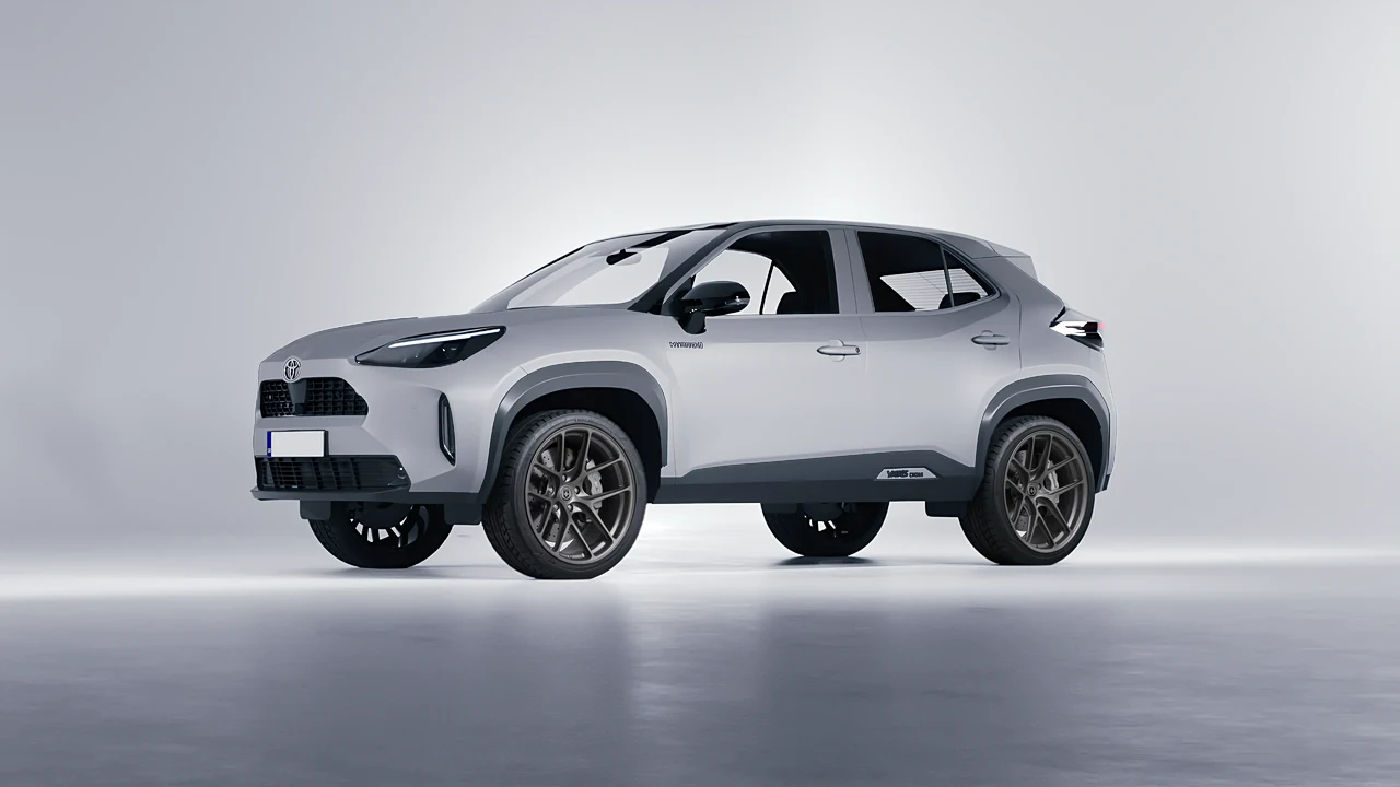 Toyota Yaris Cross 2022 on HRE Performance Wheels R101-Lightweight forged wheels, front three-quarter view