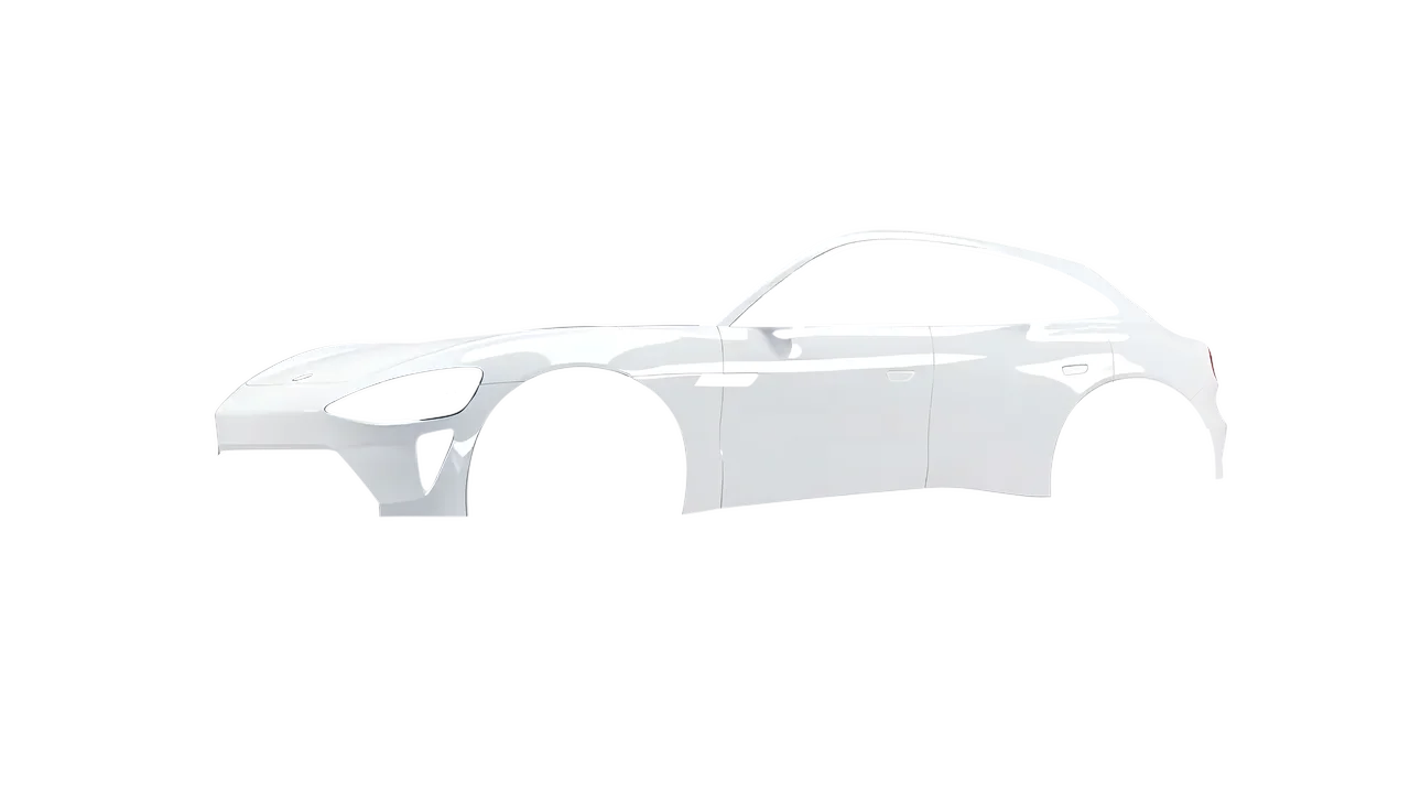 Xiaomi YU7 2025 wrapped in Gloss White (3M G10), front three-quarter view