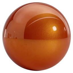 Ember Orange Gloss wrap swatch