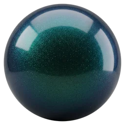Thunderous Blue Green Gloss wrap swatch