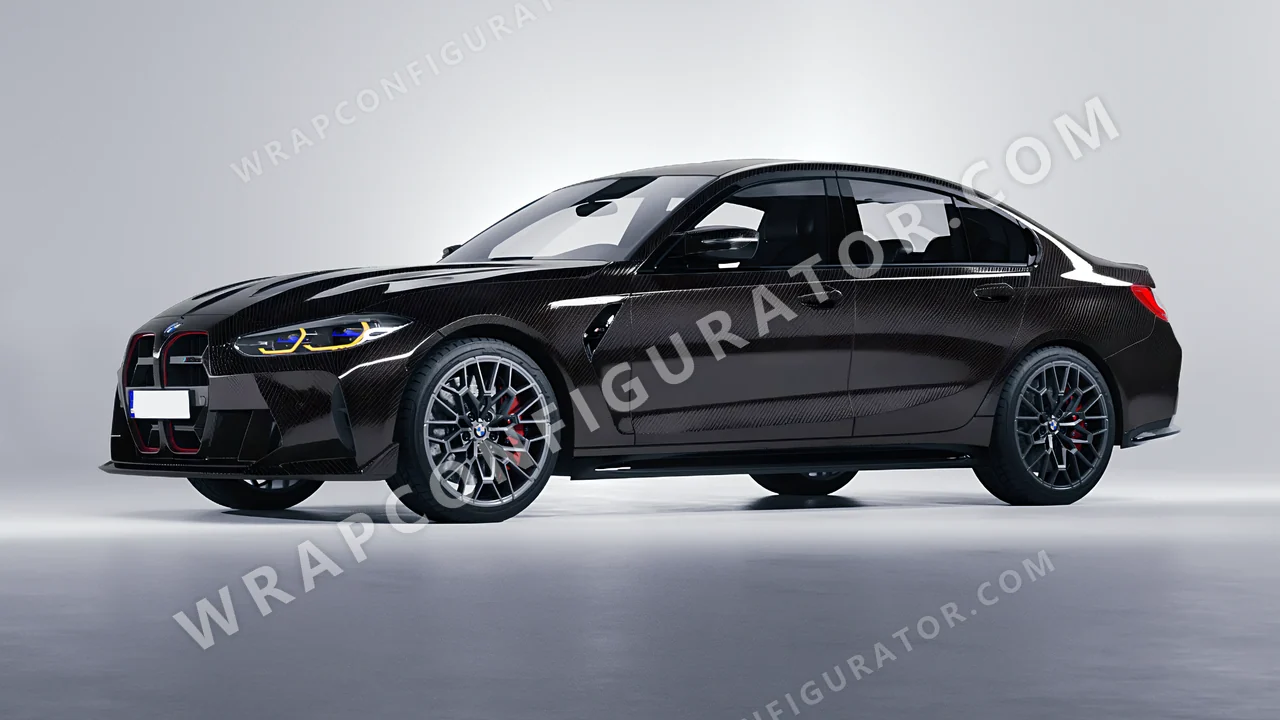 Black BMW M3 CS 2023 wrapped in Colourshield PPF by HyperPro Black 6D01B-P
