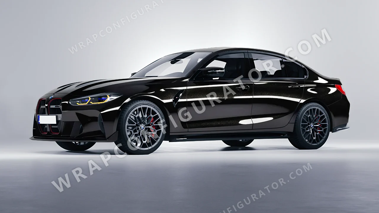 Black BMW M3 CS 2023 wrapped in Colourshield PPF by HyperPro Black GAF27-P