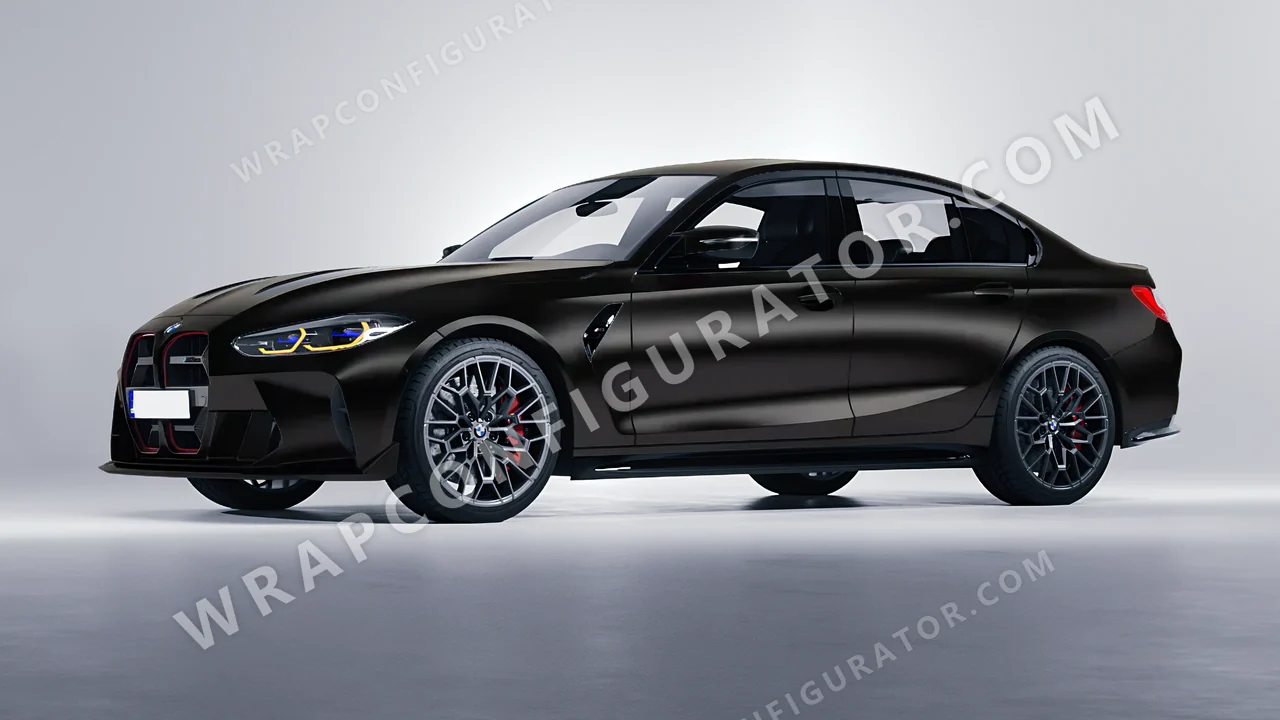 Black BMW M3 CS 2023 wrapped in Inozetek Dynamic PPF Blackout DPPF819