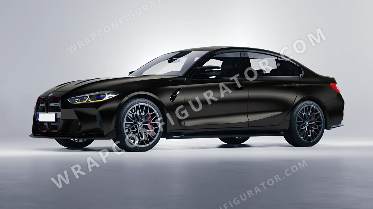 Black BMW M3 CS 2023 wrapped in Inozetek Dynamic PPF Midnight Black DPPF924