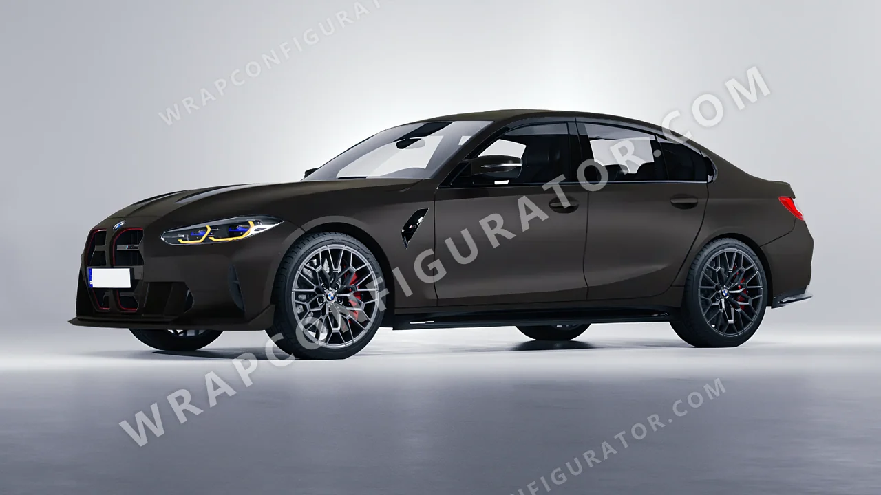 Black BMW M3 CS 2023 wrapped in KPMF Absolute Matt Perfect Black K75810