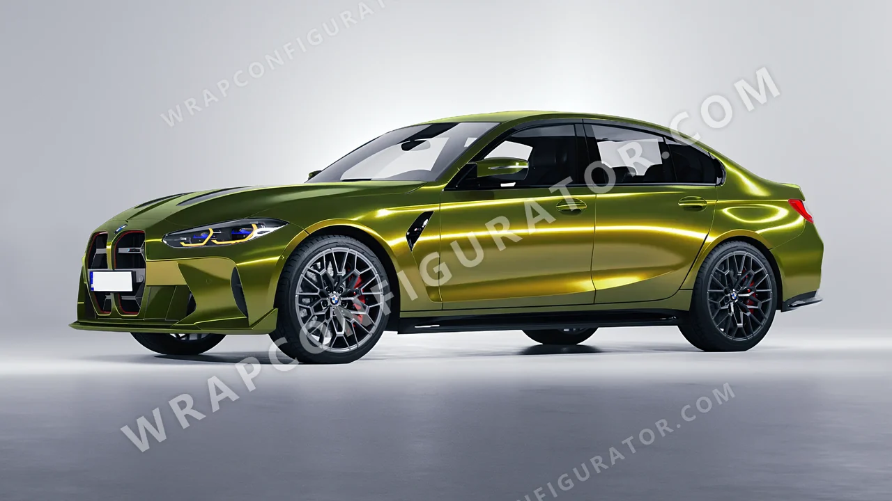 Green BMW M3 CS 2023 wrapped in Colourshield PPF by HyperPro Ghost Green MSF14G-P