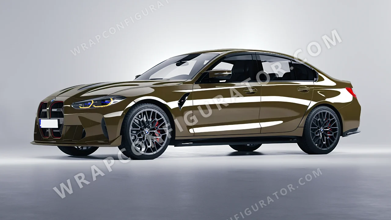 Green BMW M3 CS 2023 wrapped in Colourshield PPF by HyperPro Light Grass Green HGF53-P