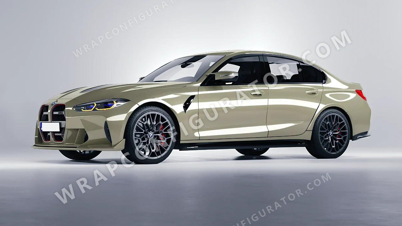 Green BMW M3 CS 2023 wrapped in Colourshield PPF by HyperPro Shadow Green HGM71-P