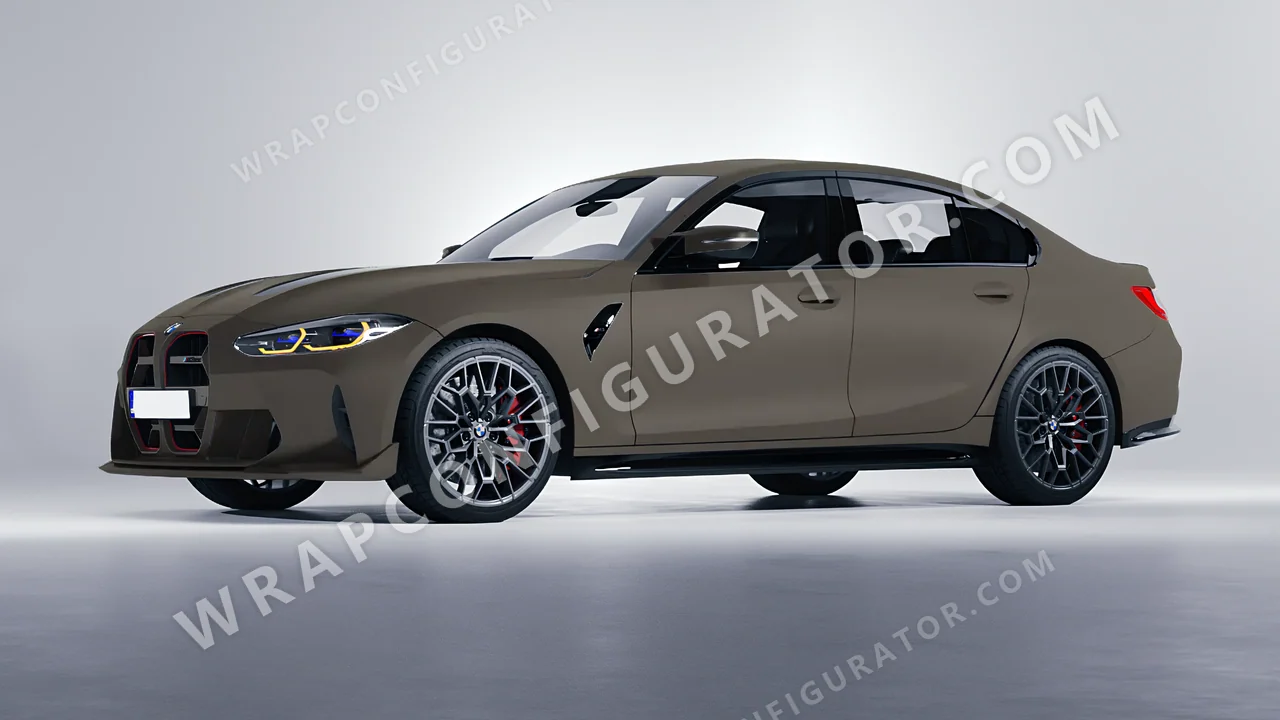 Grey BMW M3 CS 2023 wrapped in Colourshield PPF by HyperPro AMG Gray SMF28-P