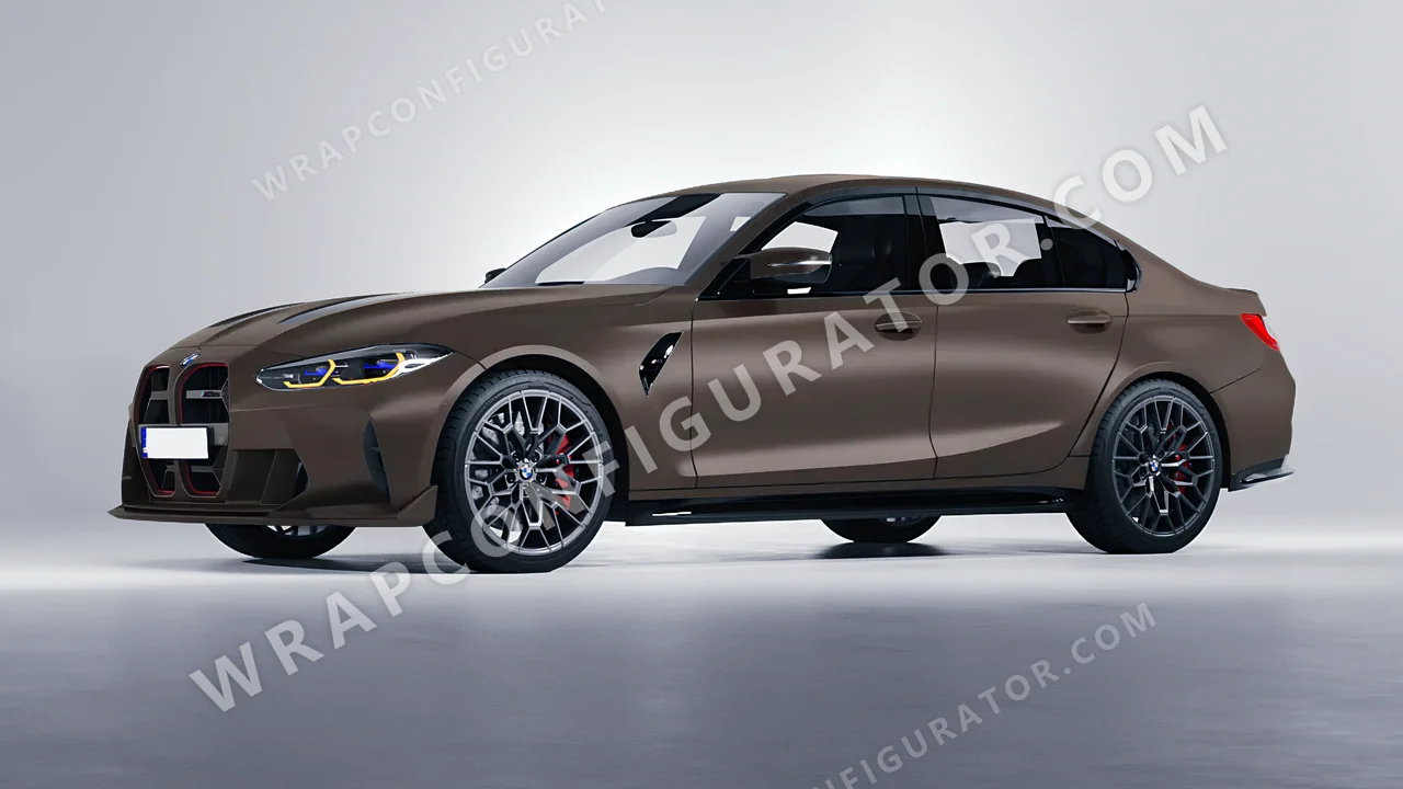Grey BMW M3 CS 2023 wrapped in Colourshield PPF by HyperPro Anchor Gray SMF47-P