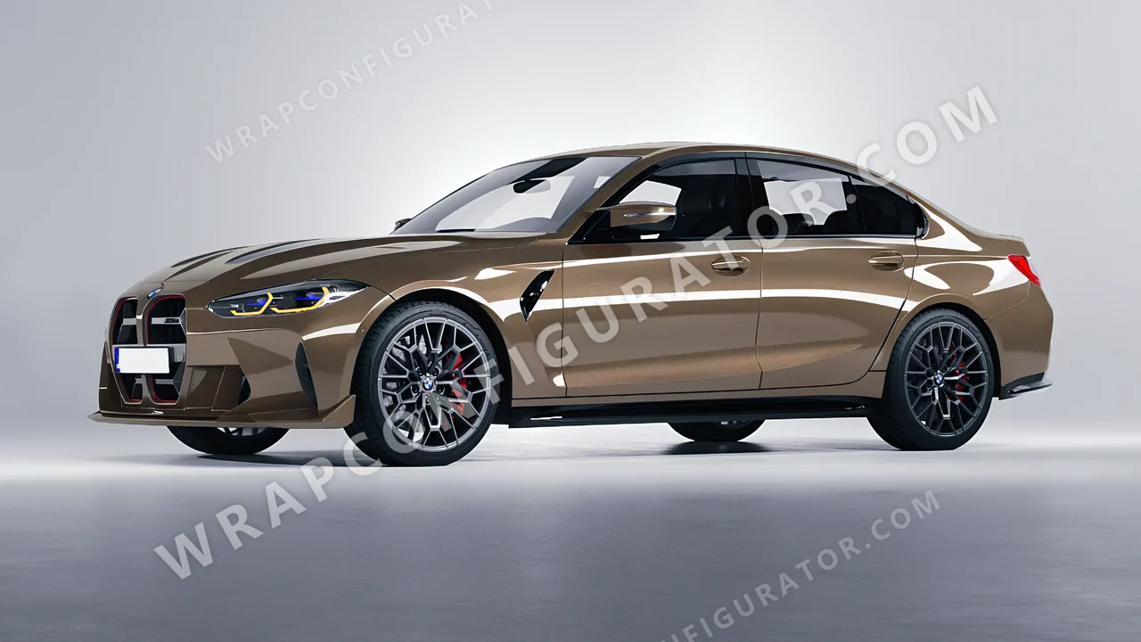 Grey BMW M3 CS 2023 wrapped in Colourshield PPF by HyperPro Dim Gray GAF37-P