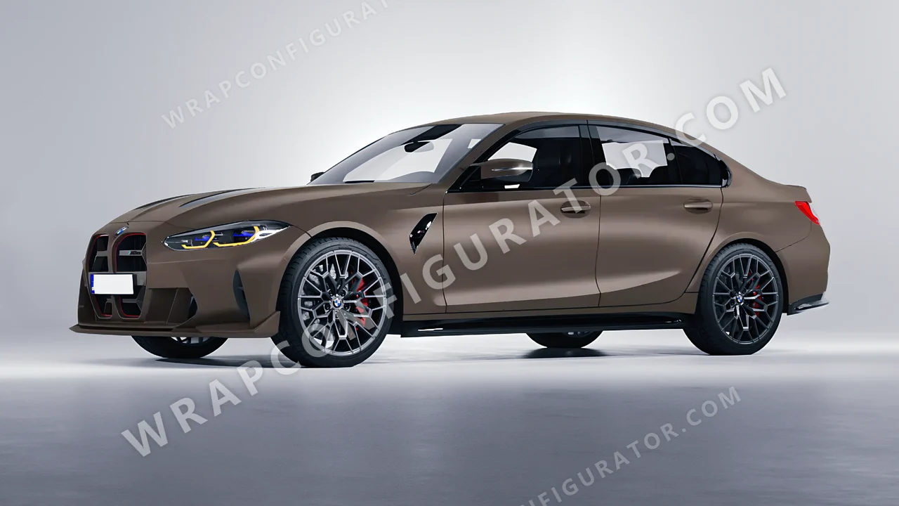 Grey BMW M3 CS 2023 wrapped in Colourshield PPF by HyperPro Pebble Gray SMF43-P