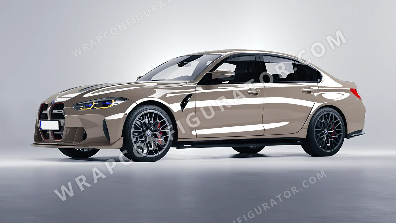 Grey BMW M3 CS 2023 wrapped in Colourshield PPF by HyperPro Porsche Ash HGF47-P