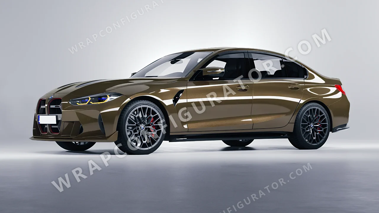Grey BMW M3 CS 2023 wrapped in Colourshield PPF by HyperPro Sardine Gray GAF28-P