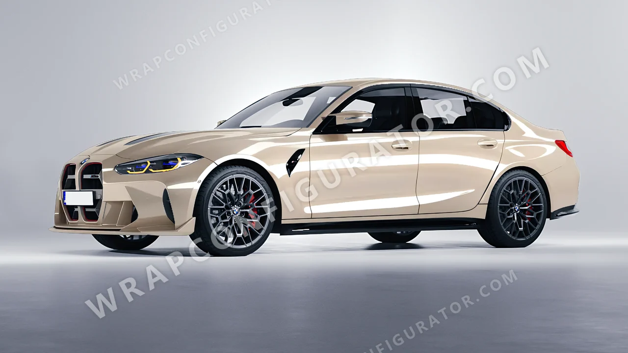 Grey BMW M3 CS 2023 wrapped in Colourshield PPF by HyperPro Sky Gray GAF35-P