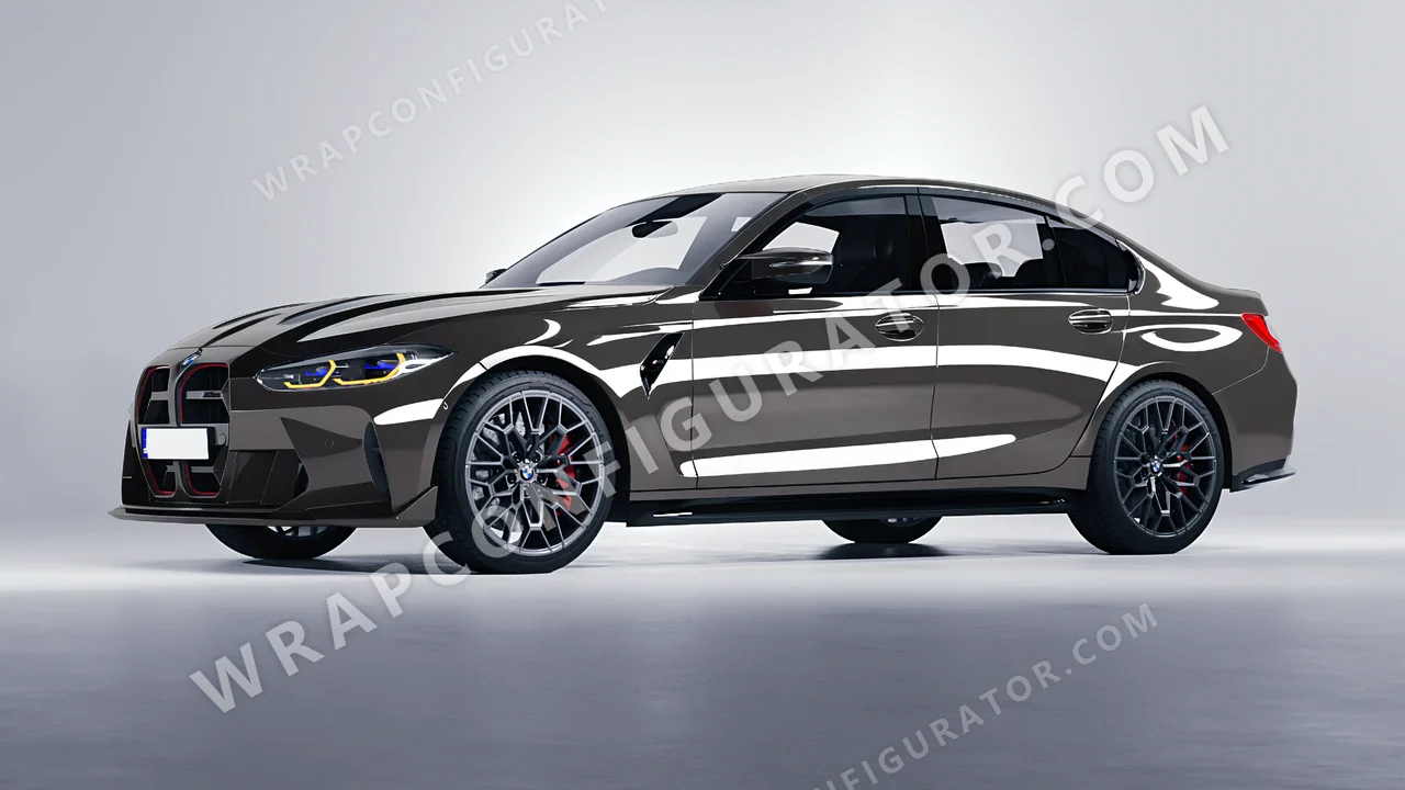 Grey BMW M3 CS 2023 wrapped in Colourshield PPF by HyperPro Space Gray HGF05-P