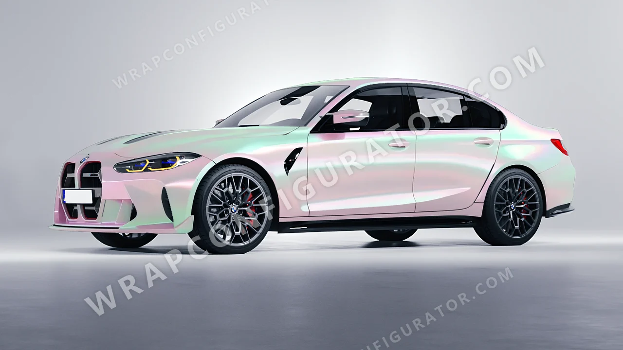 Grey BMW M3 CS 2023 wrapped in Inozetek Dynamic PPF Redstone Grey DPPF716