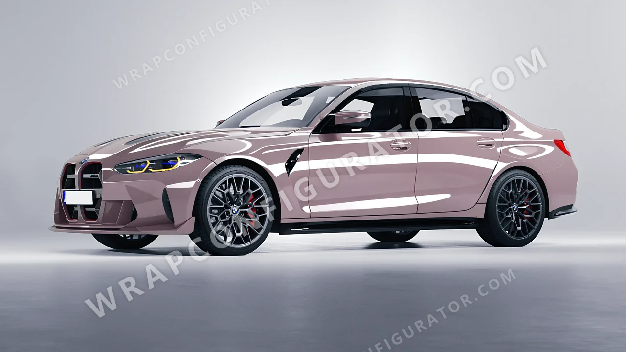 Grey BMW M3 CS 2023 wrapped in Inozetek Dynamic PPF Staple Grey STAPLE