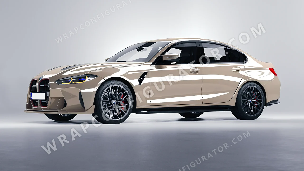 Grey BMW M3 CS 2023 wrapped in Inozetek Dynamic PPF Terracotta Army Grey EMC102
