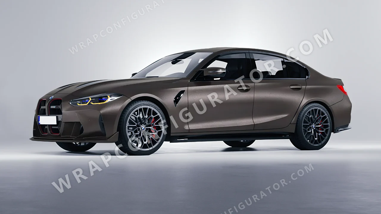 Grey BMW M3 CS 2023 wrapped in Inozetek Dynamic PPF Tungsten Grey DPPF811