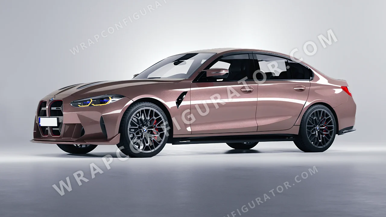 Purple BMW M3 CS 2023 wrapped in Colourshield PPF by HyperPro Berry HGM33-P