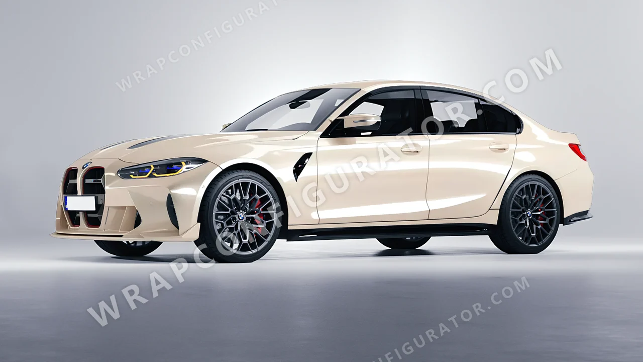 White BMW M3 CS 2023 wrapped in Colourshield PPF by HyperPro White GAF42-P