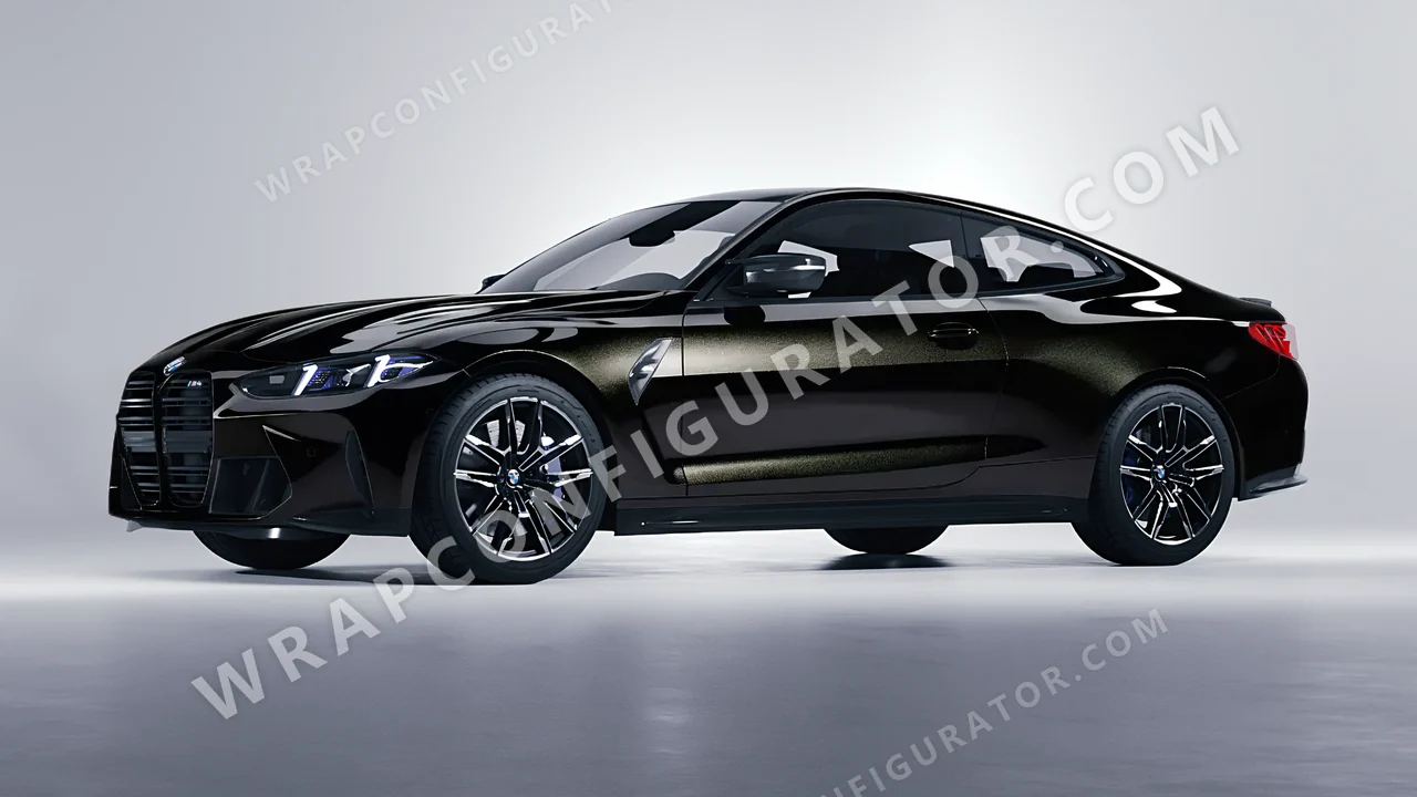 Black BMW M4 Coupe 2024 wrapped in Colourshield PPF by HyperPro Black GAF27-P