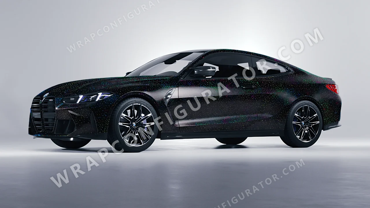 Black BMW M4 Coupe 2024 wrapped in Colourshield PPF by HyperPro Black GLF05-P