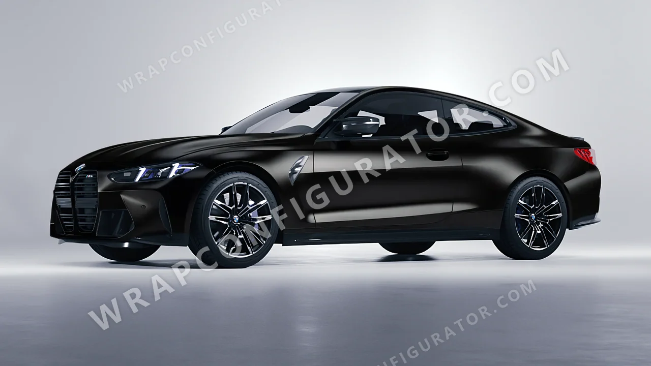 Black BMW M4 Coupe 2024 wrapped in Colourshield PPF by HyperPro Black SMF07-P