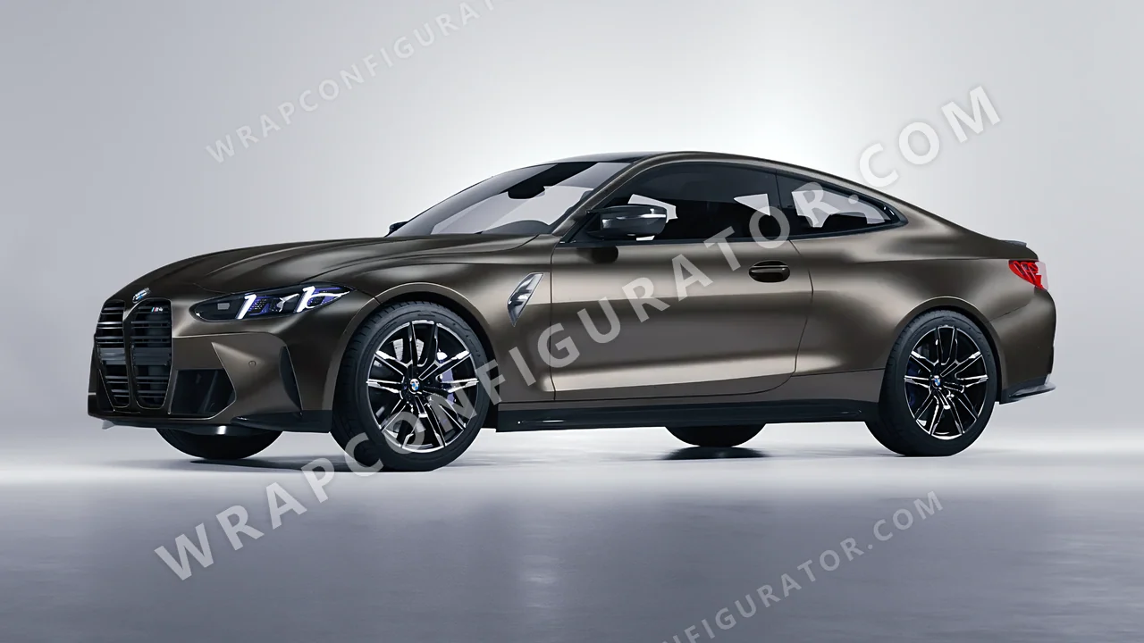 Black BMW M4 Coupe 2024 wrapped in Colourshield PPF by HyperPro Shadow Black SCH12-P